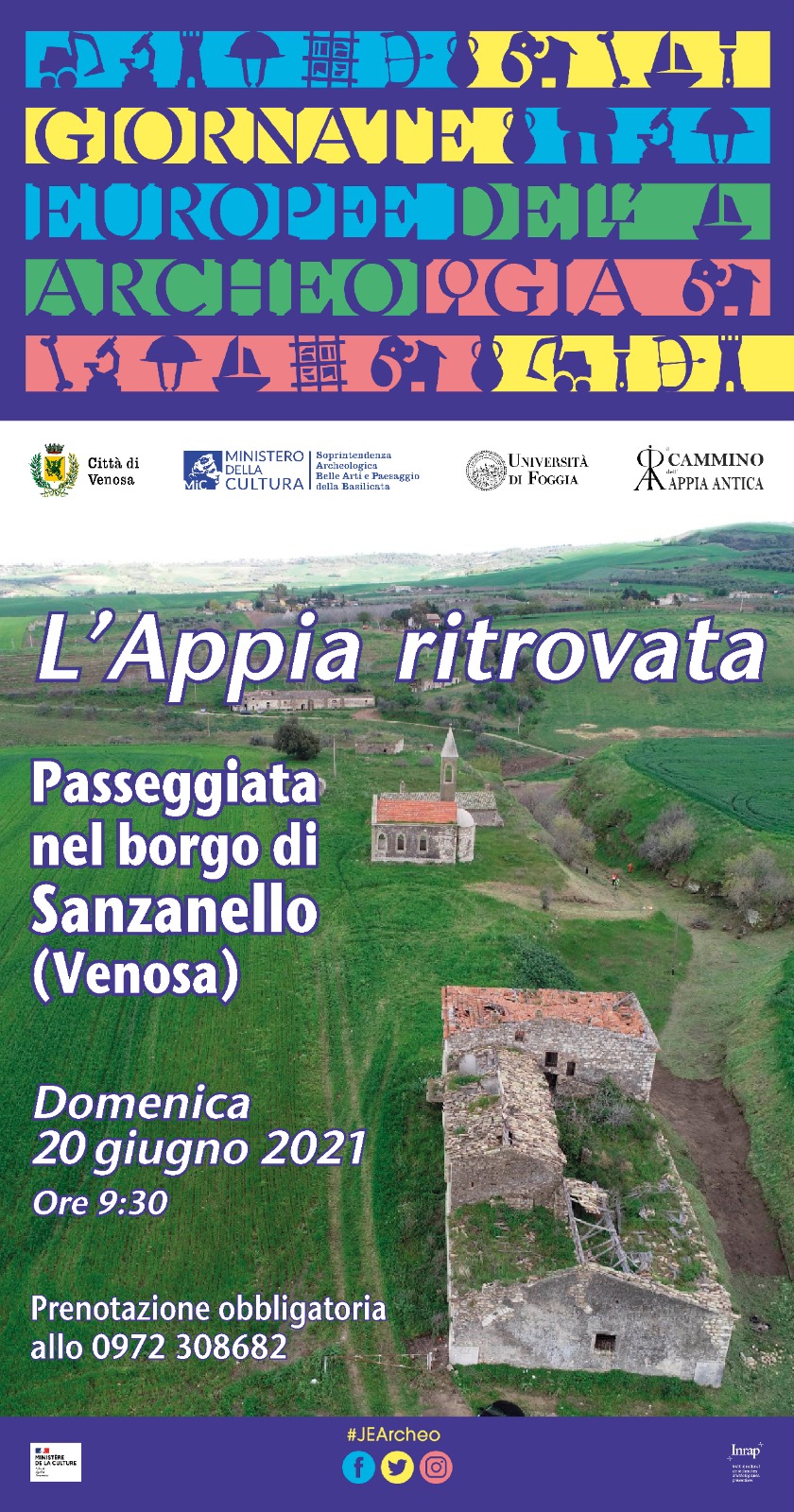 Giornate Europee dell'Archeologia 2021: L'Appia ritrovata. Passeggiata nel borgo di Sanzanello (Venosa).